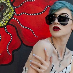 Saint Christopher toggle choker necklace in silver